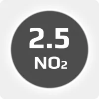 Диоксид азота (NO2)2.5 (99,5%) в алюминиевом баллоне 5л   (5 кг) соединение W21,8x1/14'' (DIN 6) (нержавеющий вентиль)
